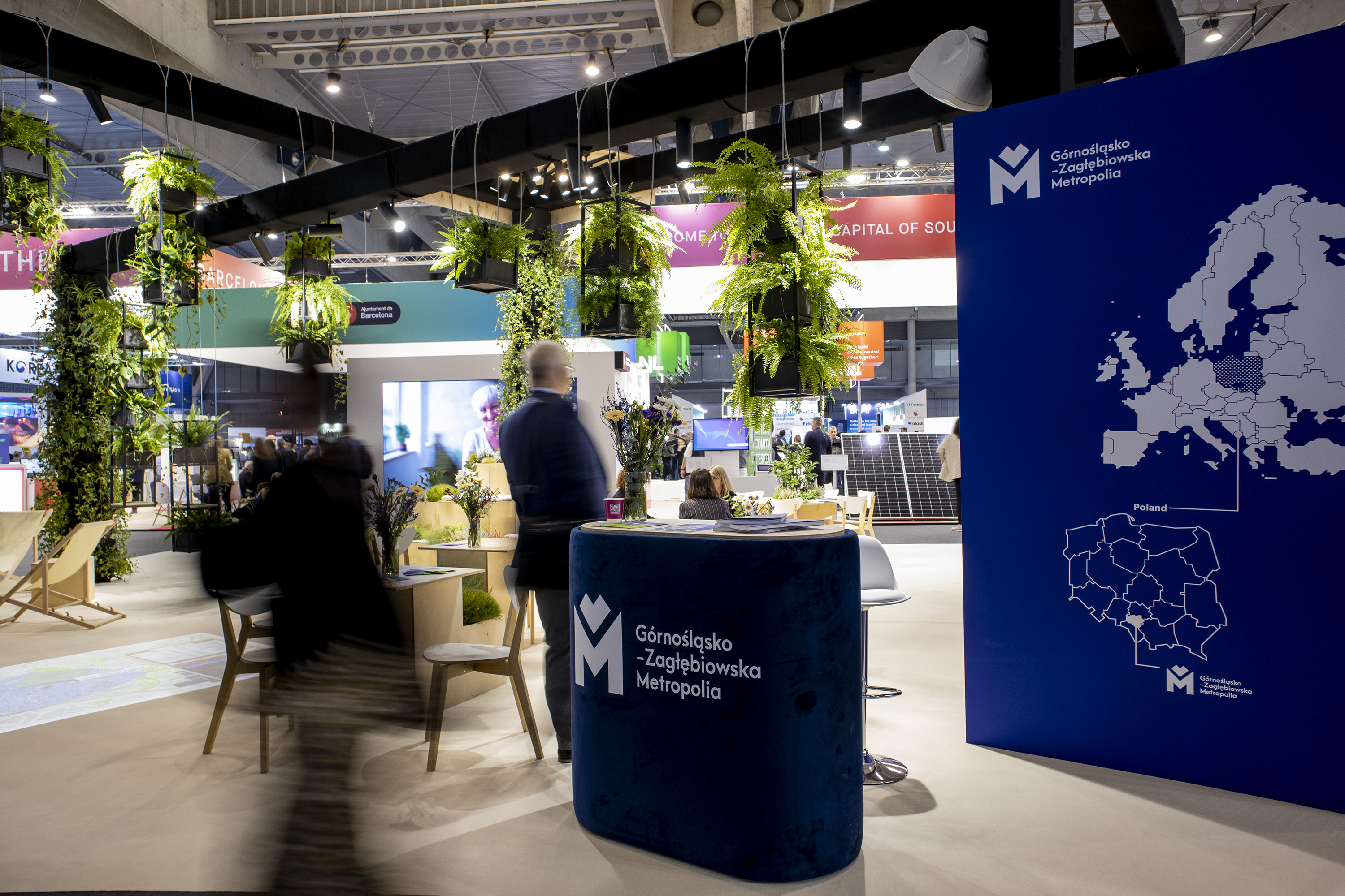 Picture of project for Metropolis in Barcelona. Stand design.