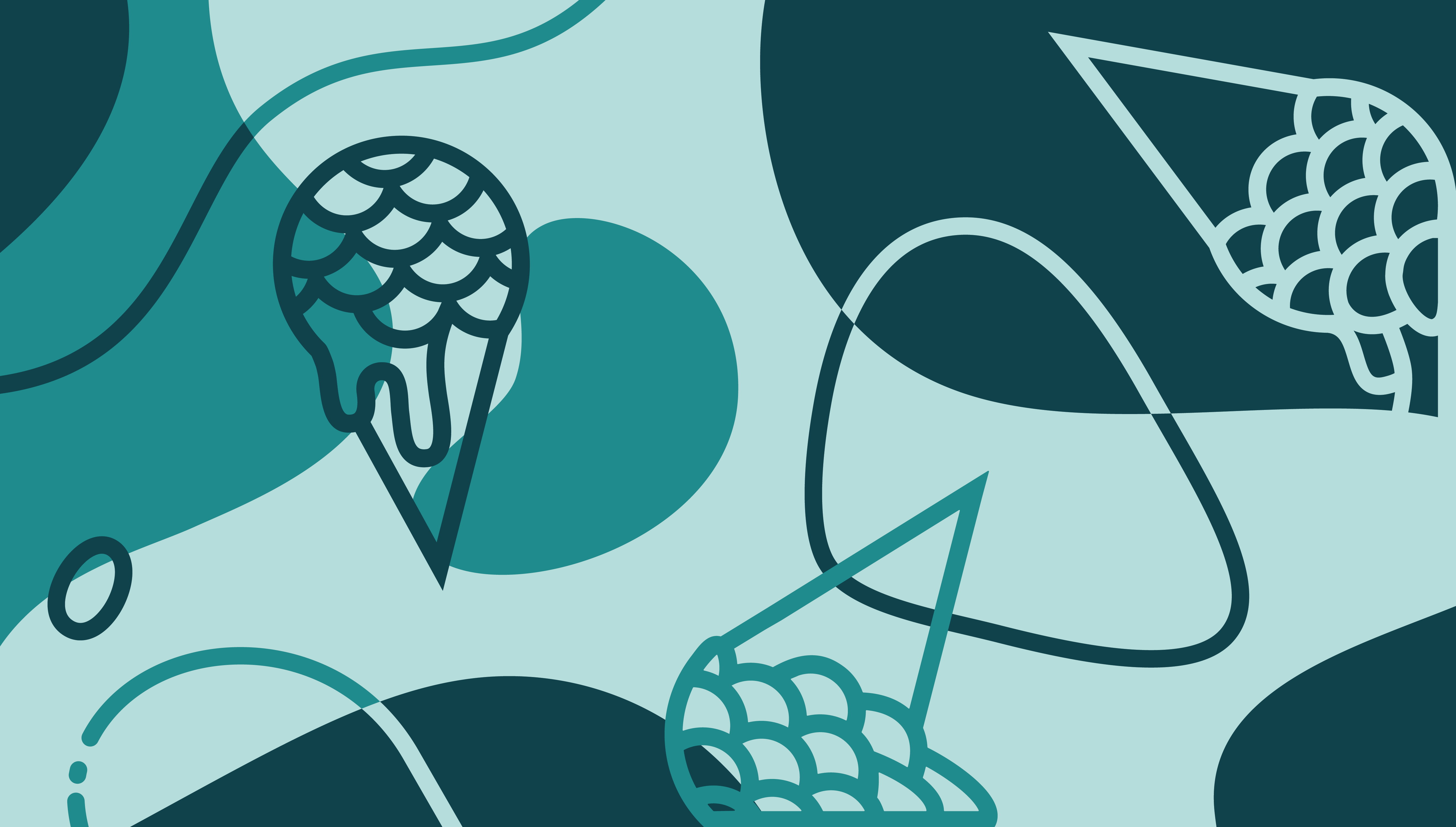 Mural design for Szyszka Ice-cream